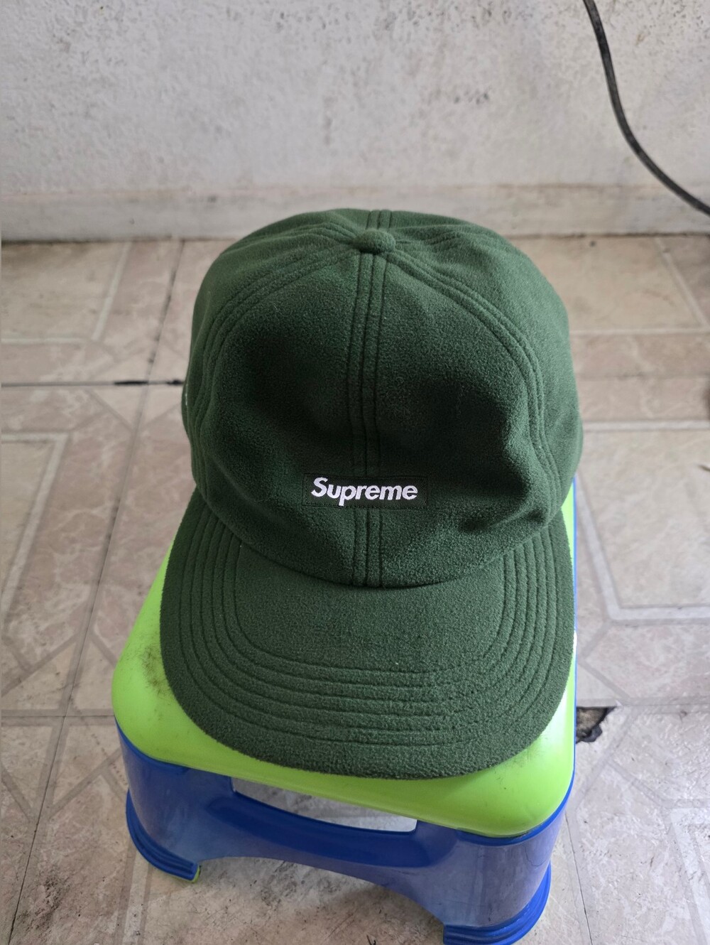 NWT Supreme Windstopper Small Box Logo Earflap 6 Panel Olive FW20 Gore-Tex